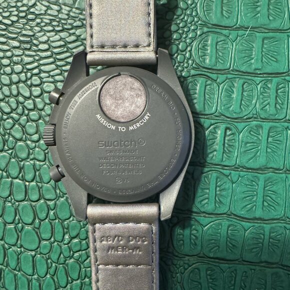 🇨🇭 MISSION TO MERCURY / OMEGA X Swatch Bioceramic Moonswatch Watch - Picture 6 of 10